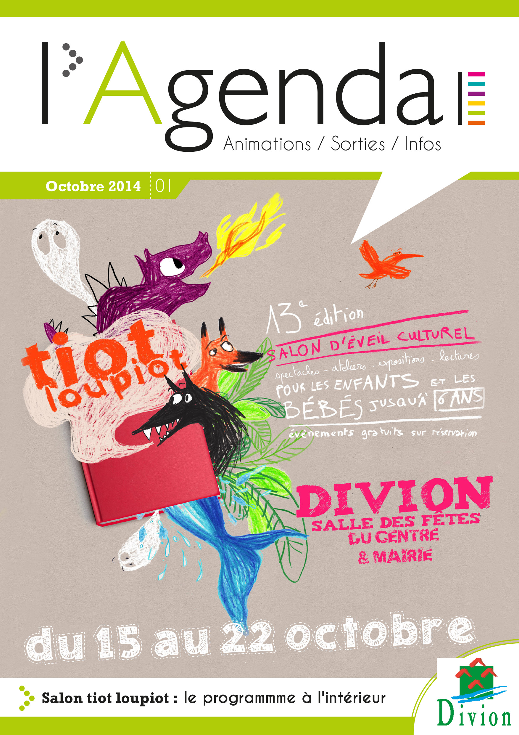 Première de couverture de l'agenda n°01