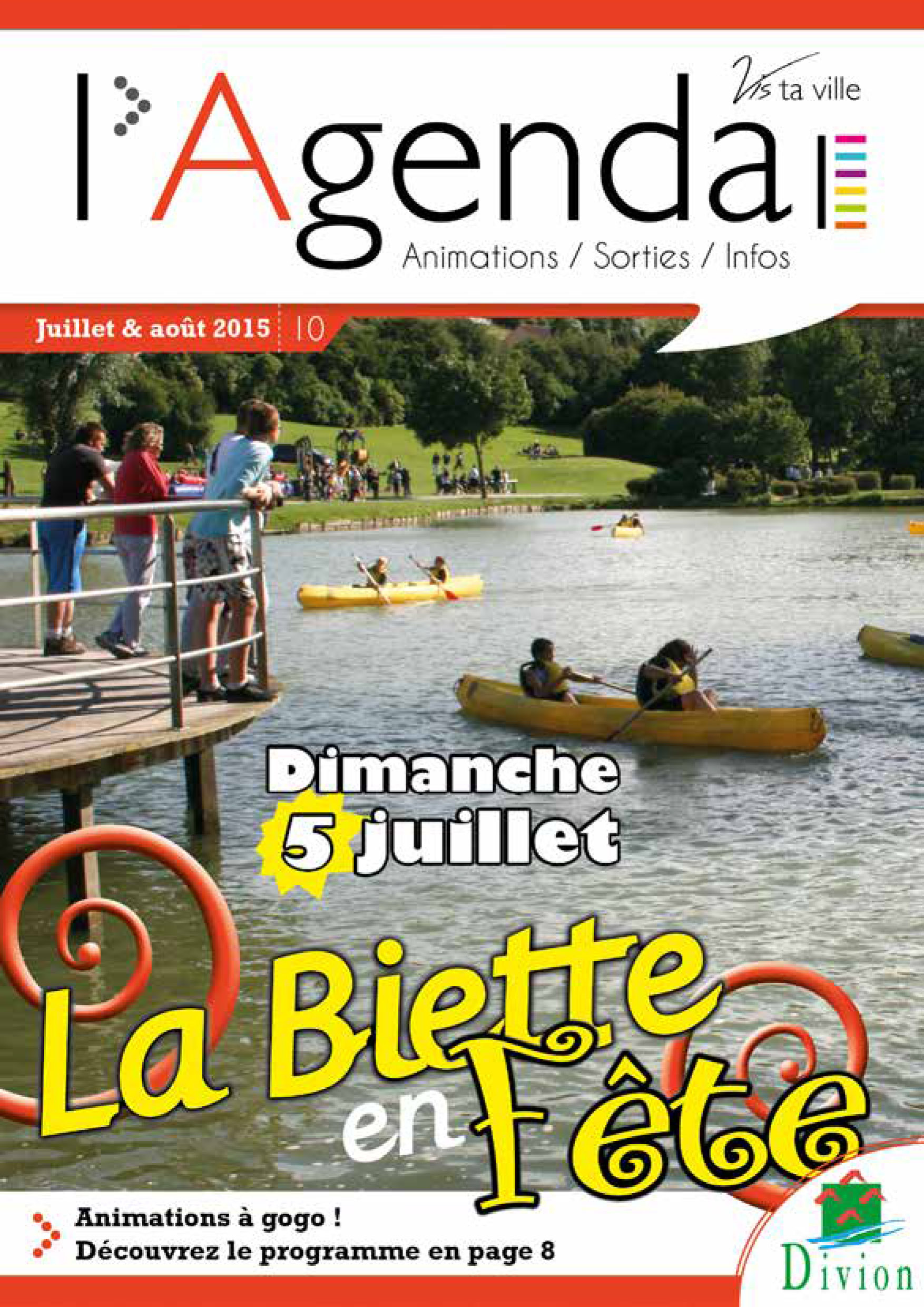 Première de couverture de l'agenda n°10