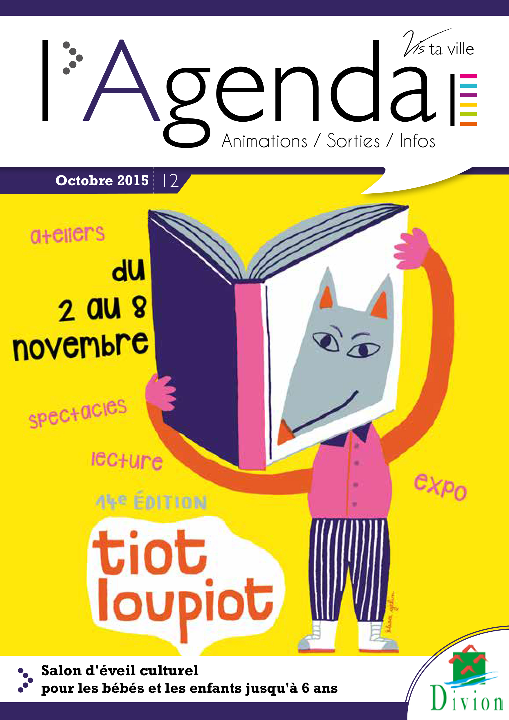 Première de couverture de l'agenda n°12
