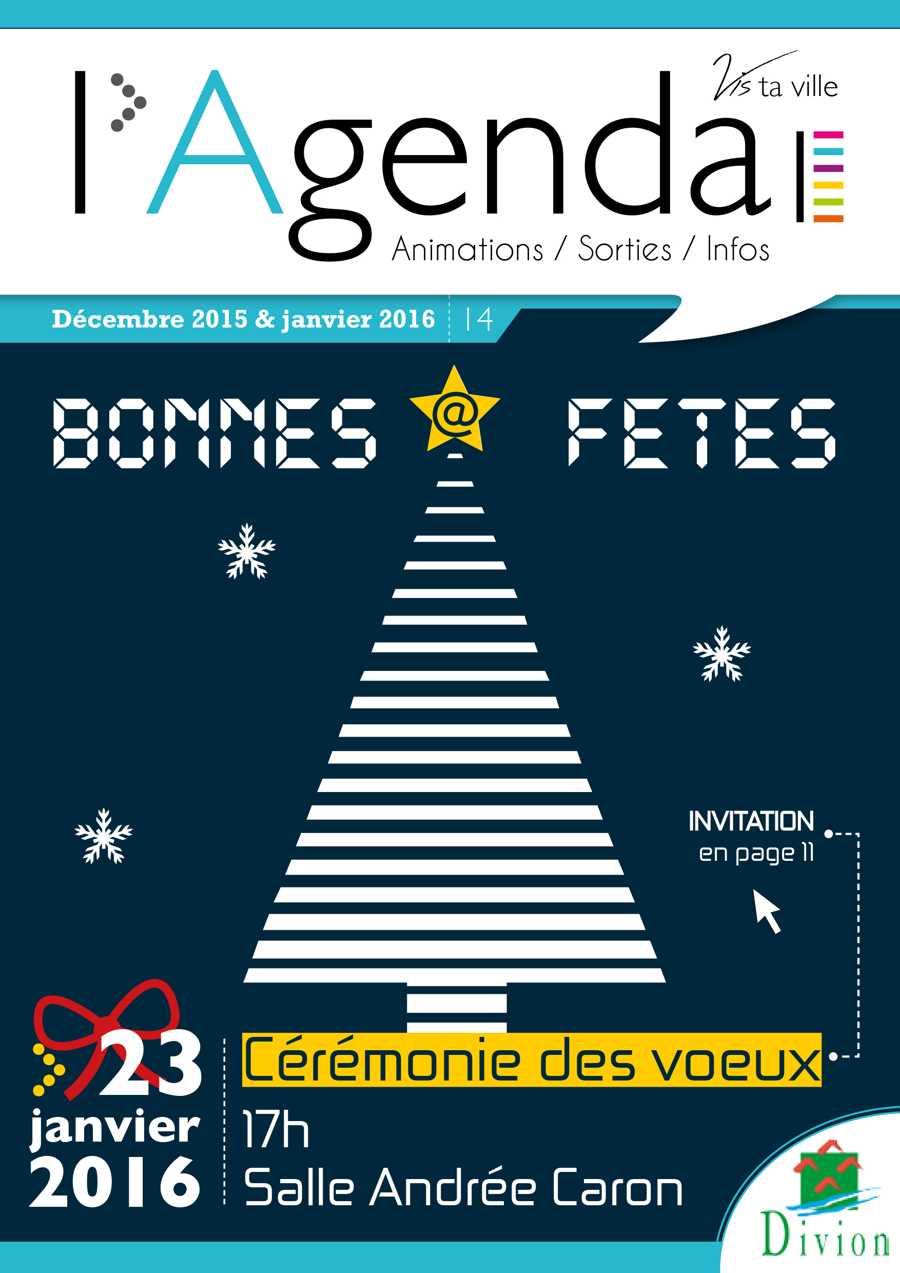 Première de couverture de l'agenda n°14