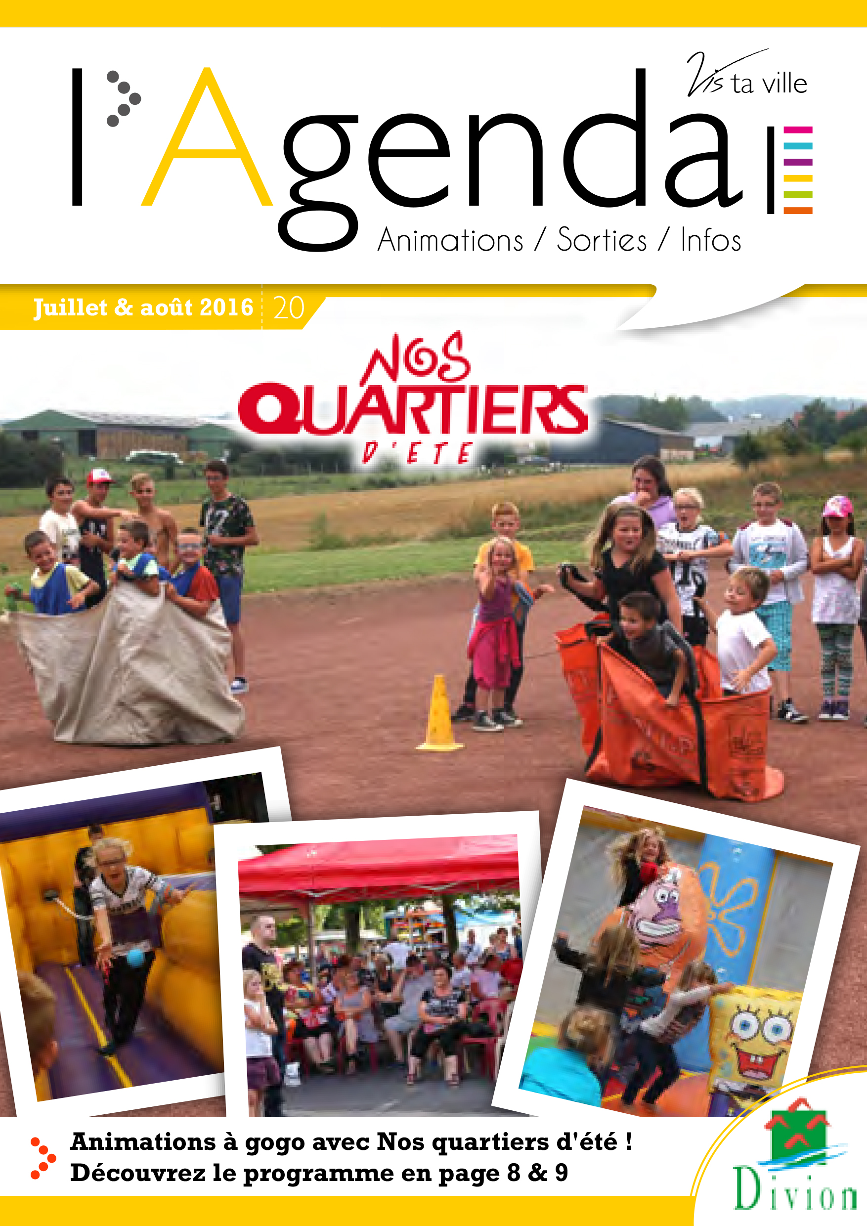 Première de couverture de l'agenda n°20