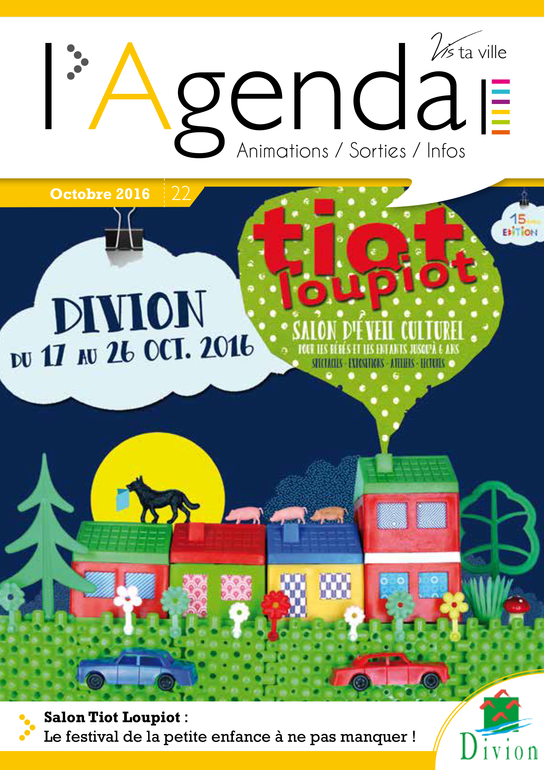Première de couverture de l'agenda n°22