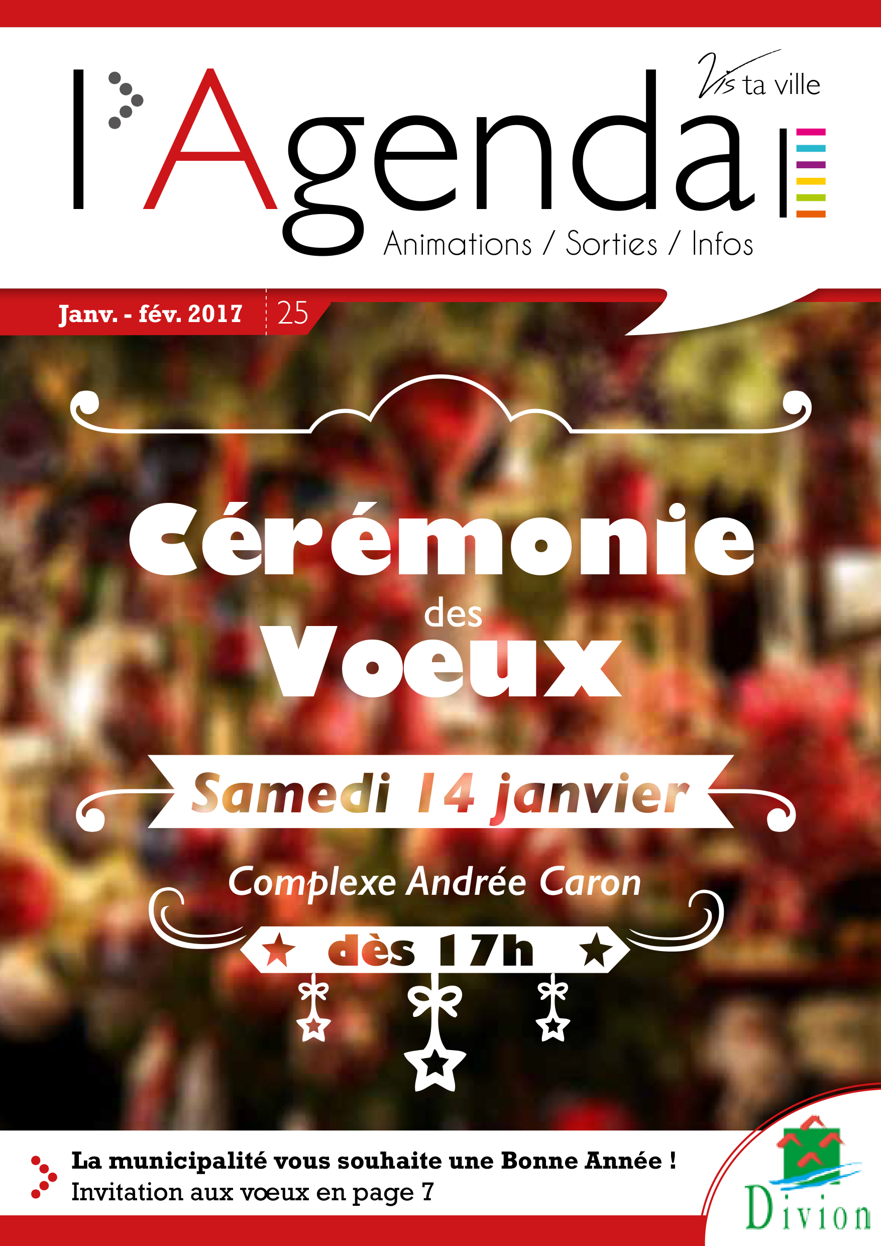 Première de couverture de l'agenda n°25