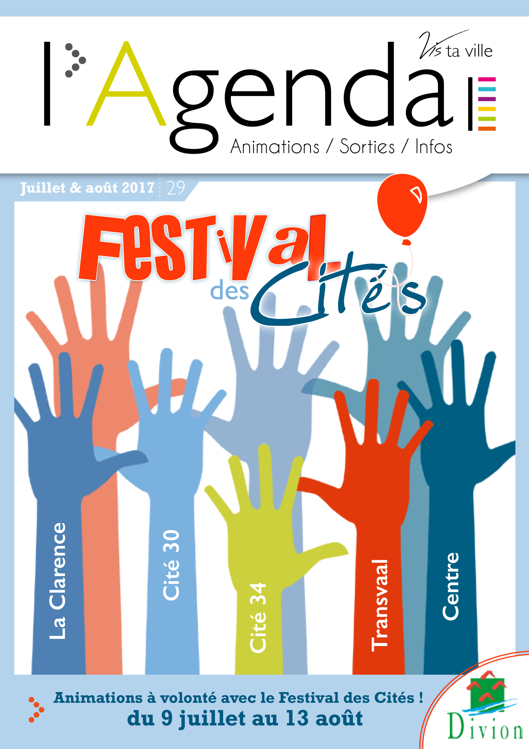 Première de couverture de l'agenda n°29