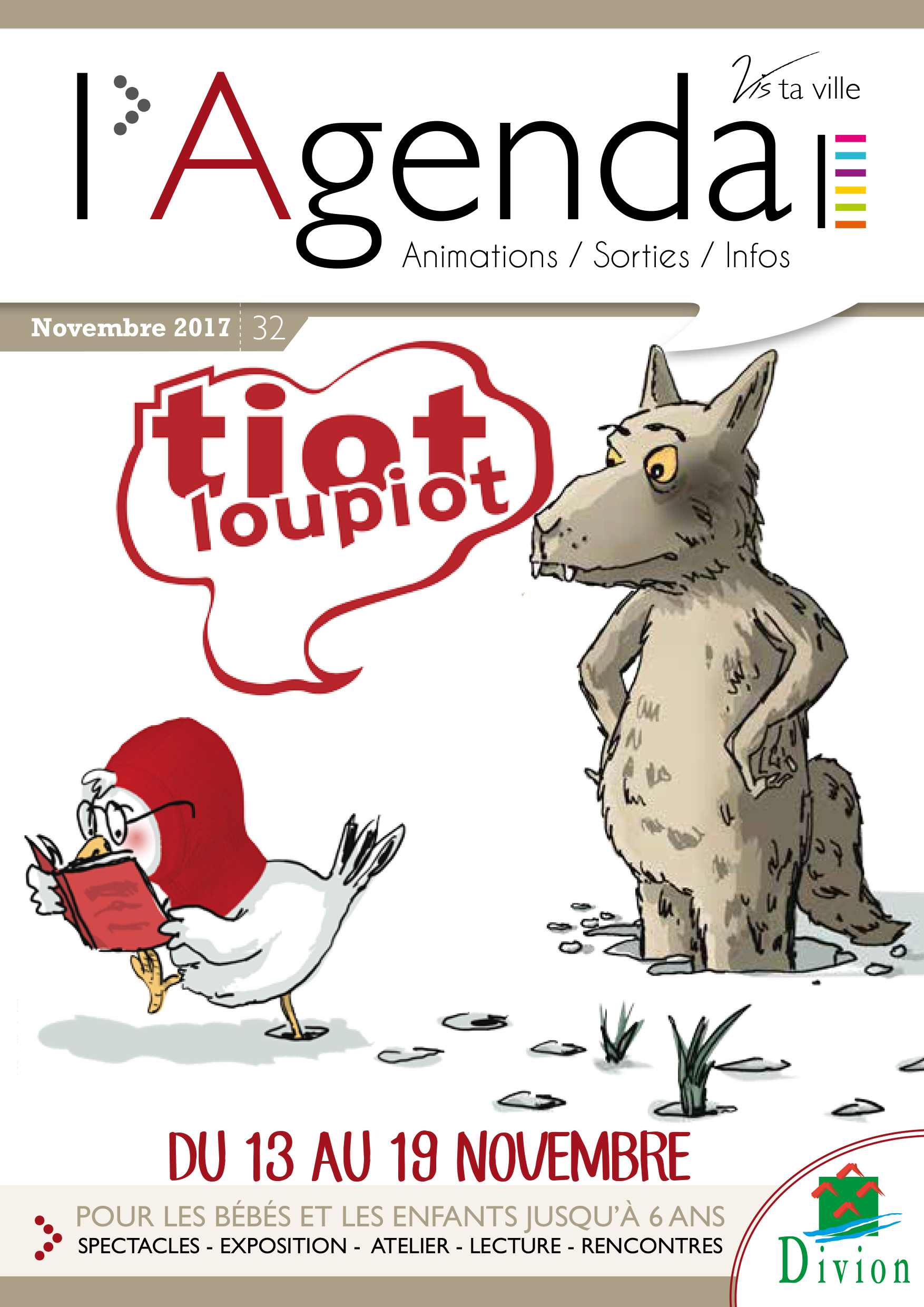 Première de couverture de l'agenda n°32