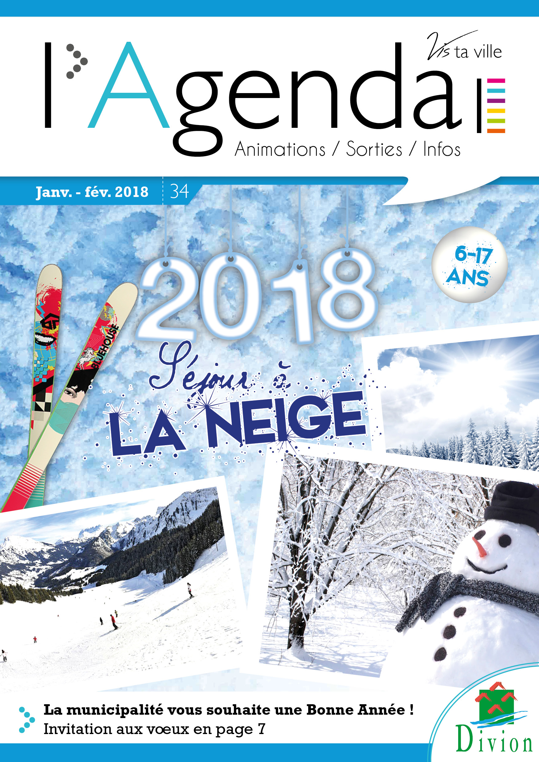 Première de couverture de l'agenda n°34