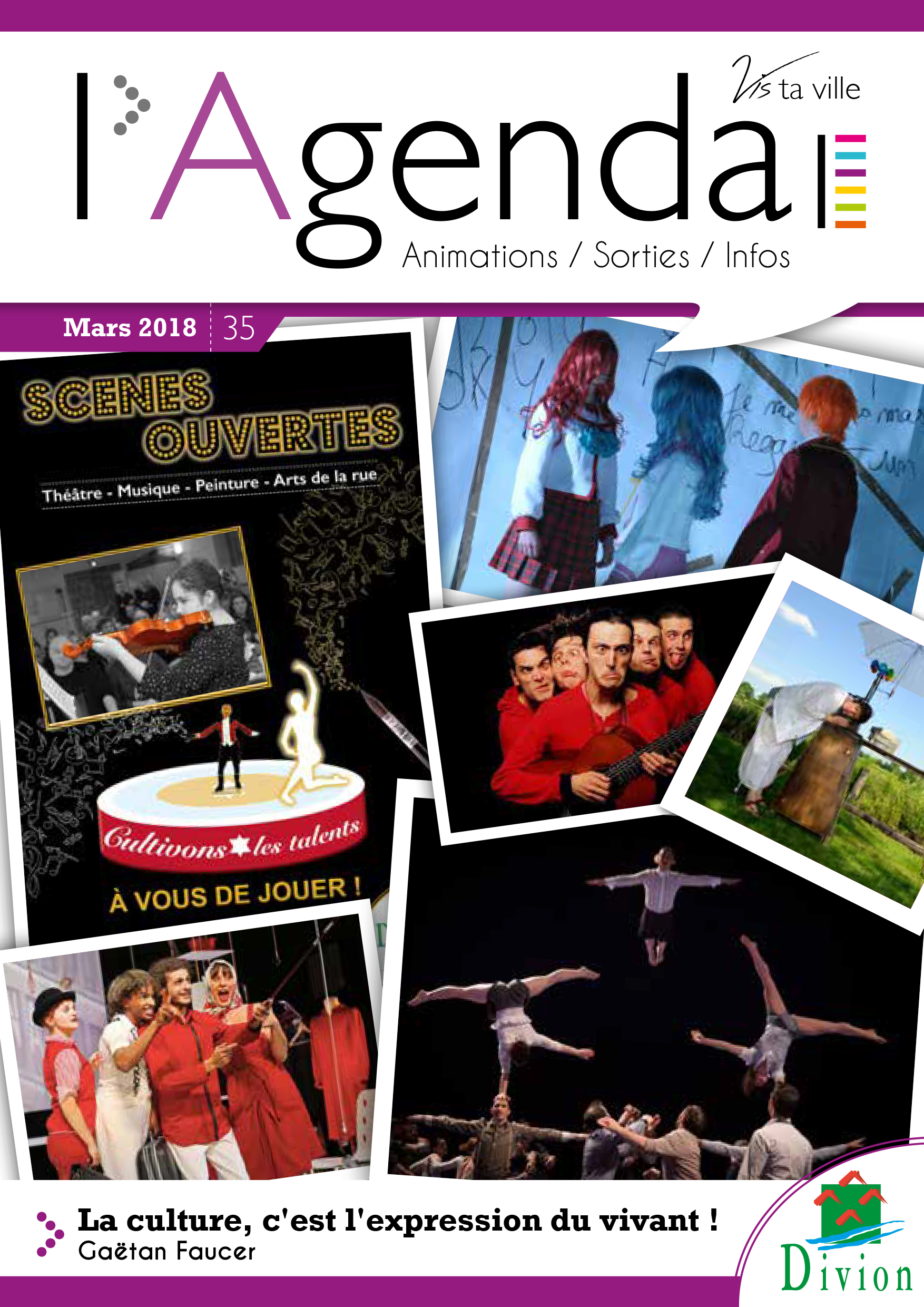 Première de couverture de l'agenda n°35