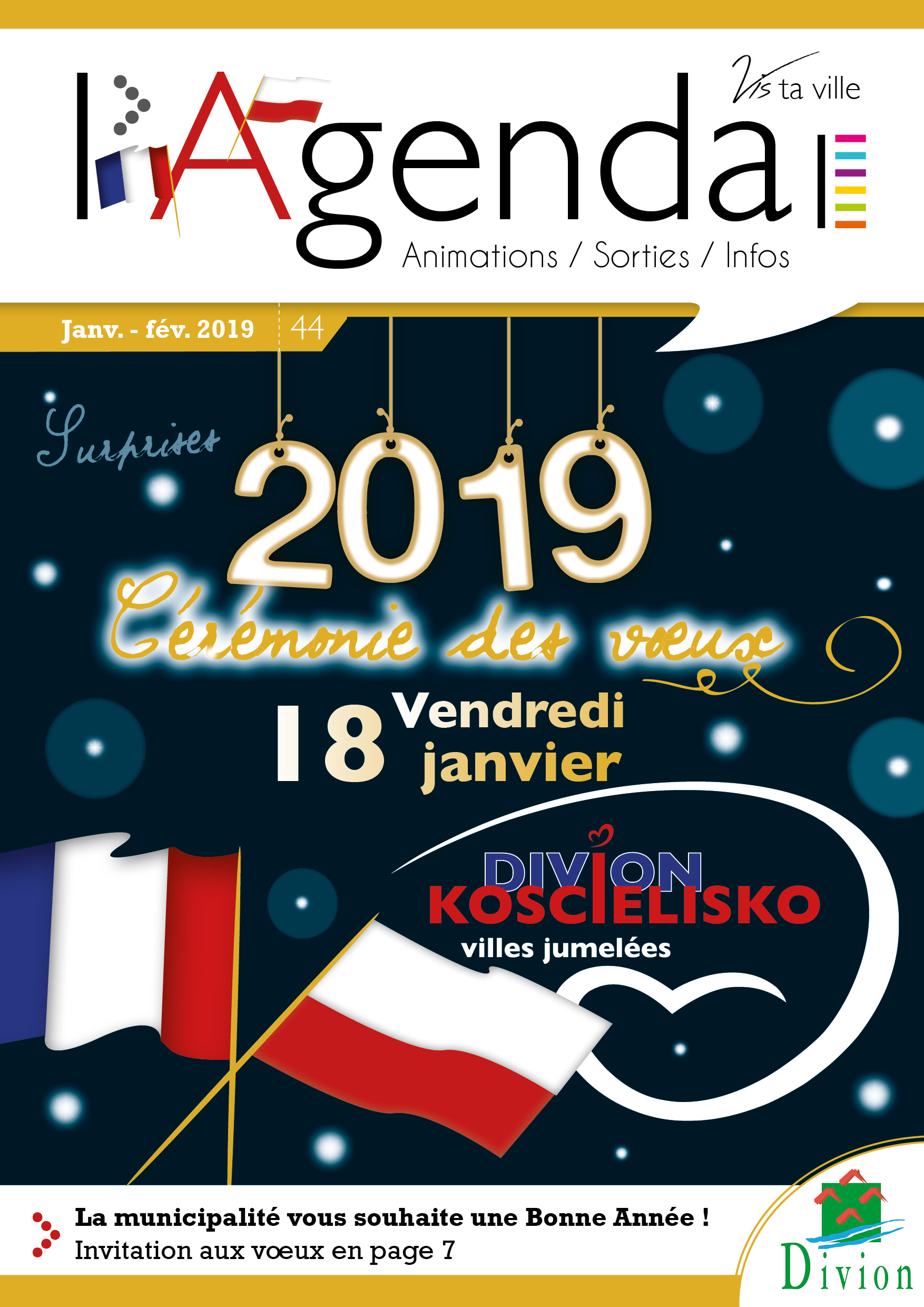 Première de couverture de l'agenda n°44