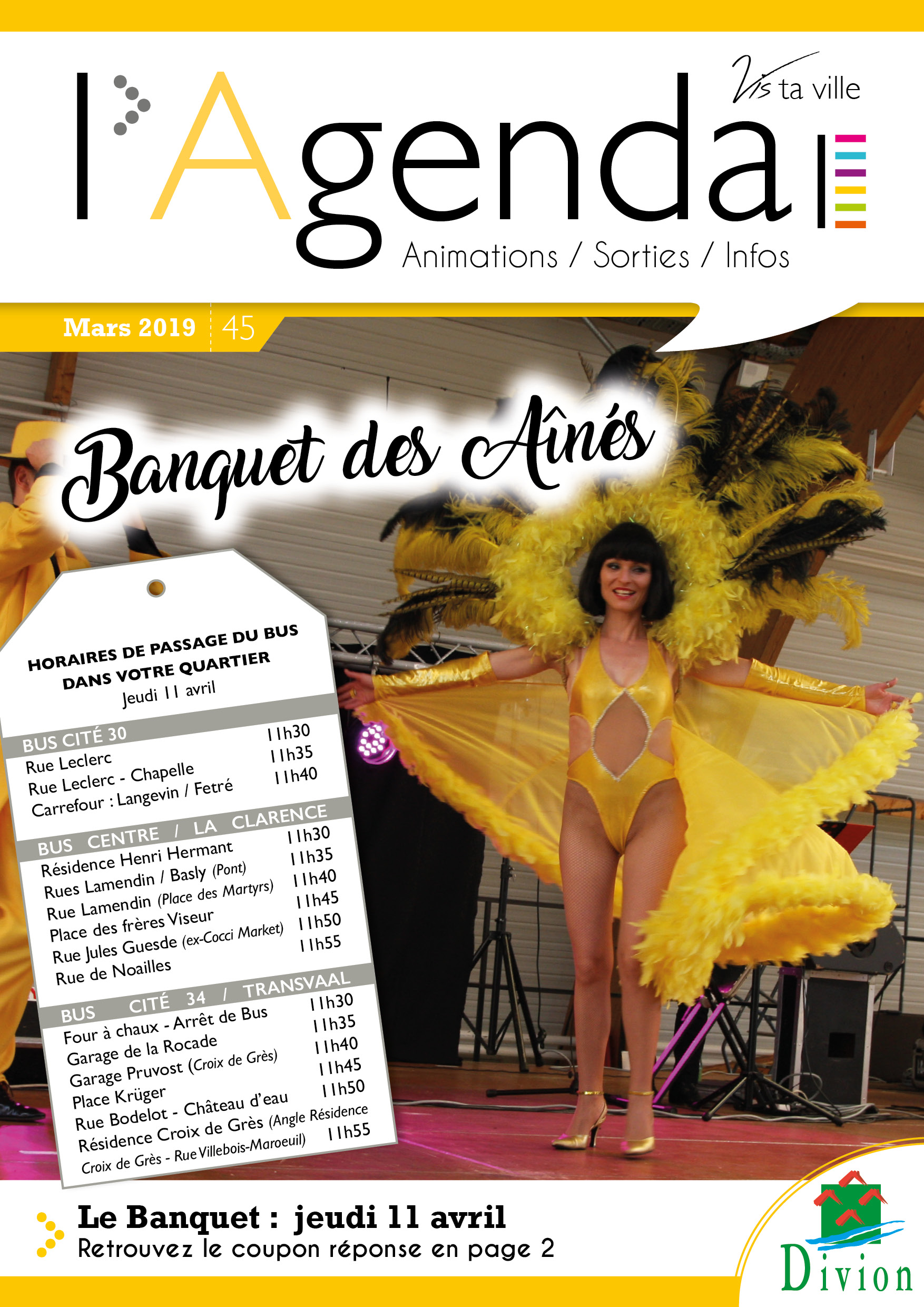 Première de couverture de l'agenda n°45
