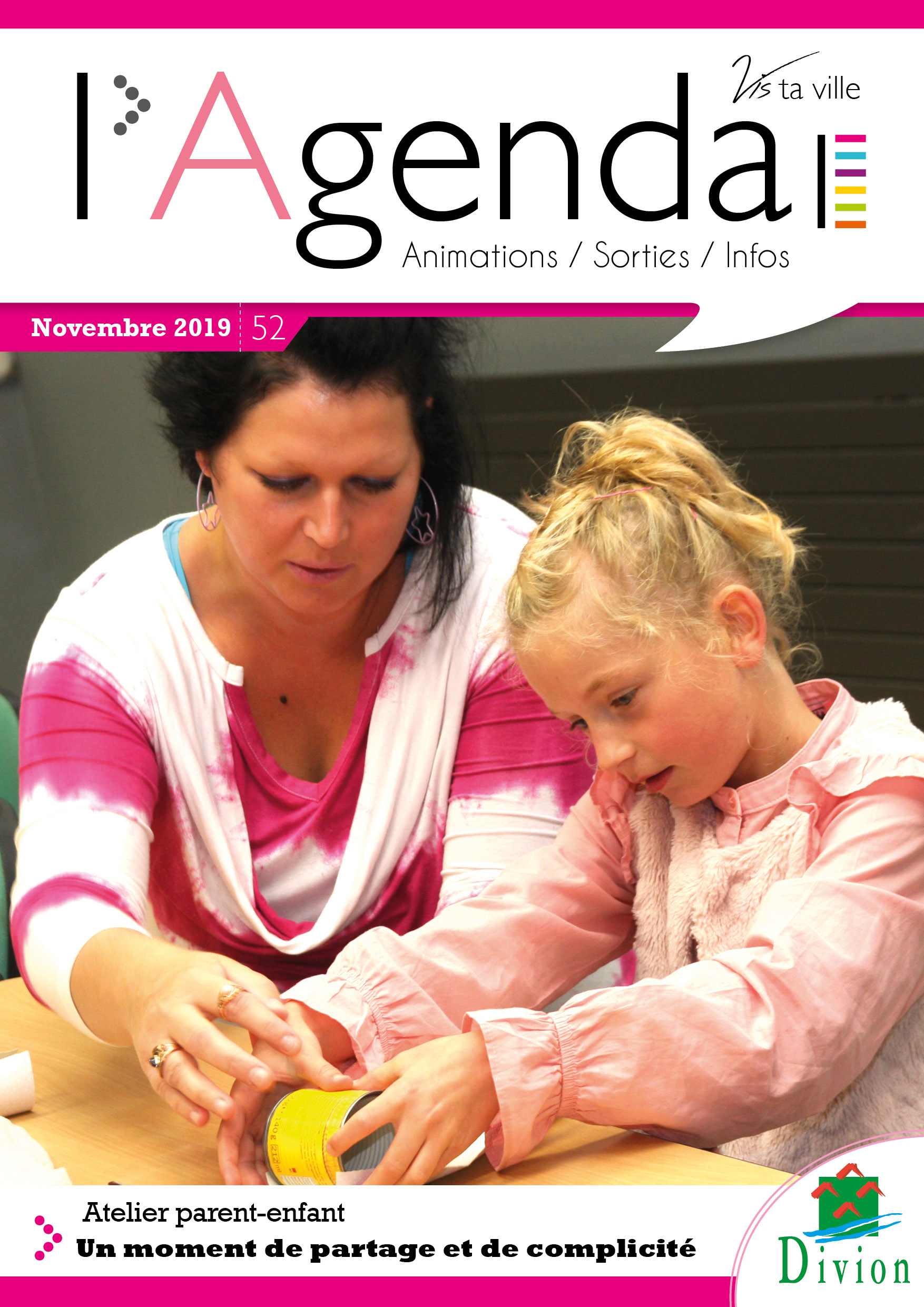 Première de couverture de l'agenda n°52