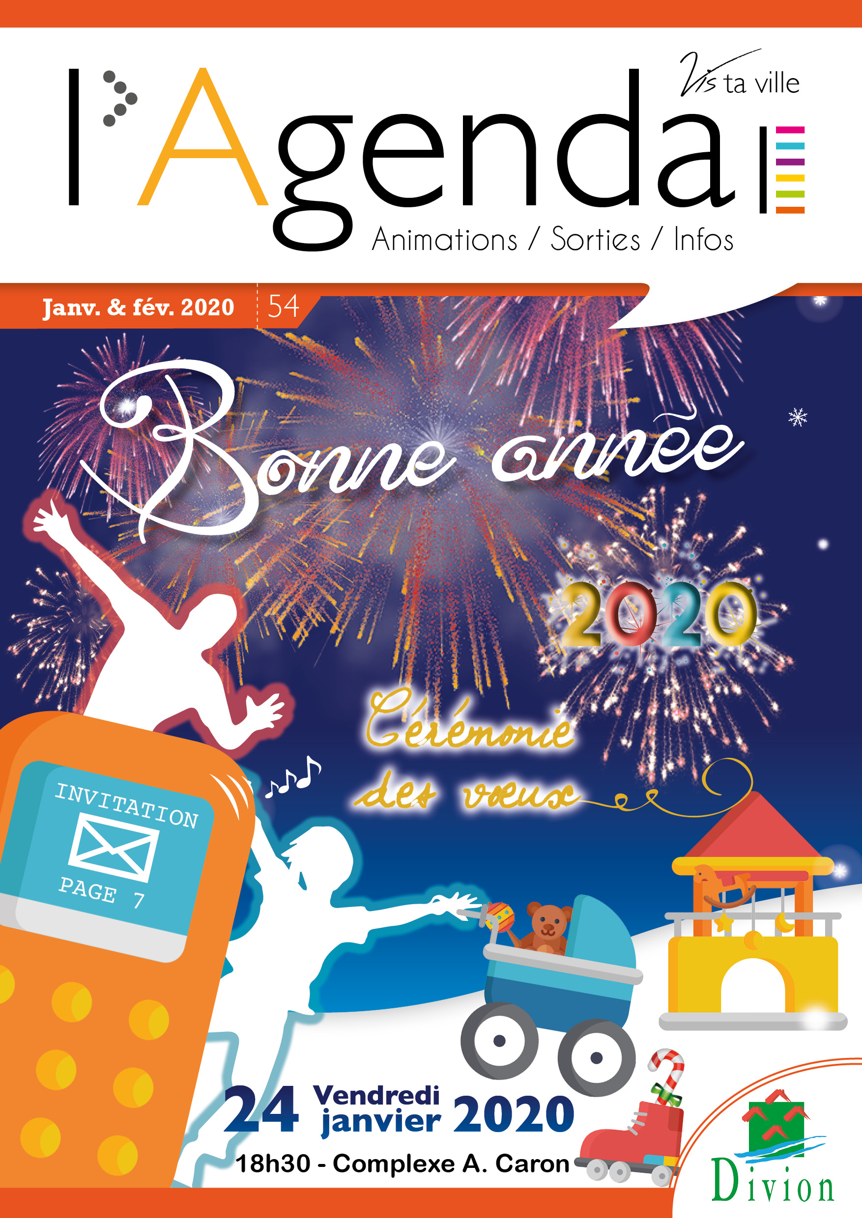 Première de couverture de l'agenda n°54