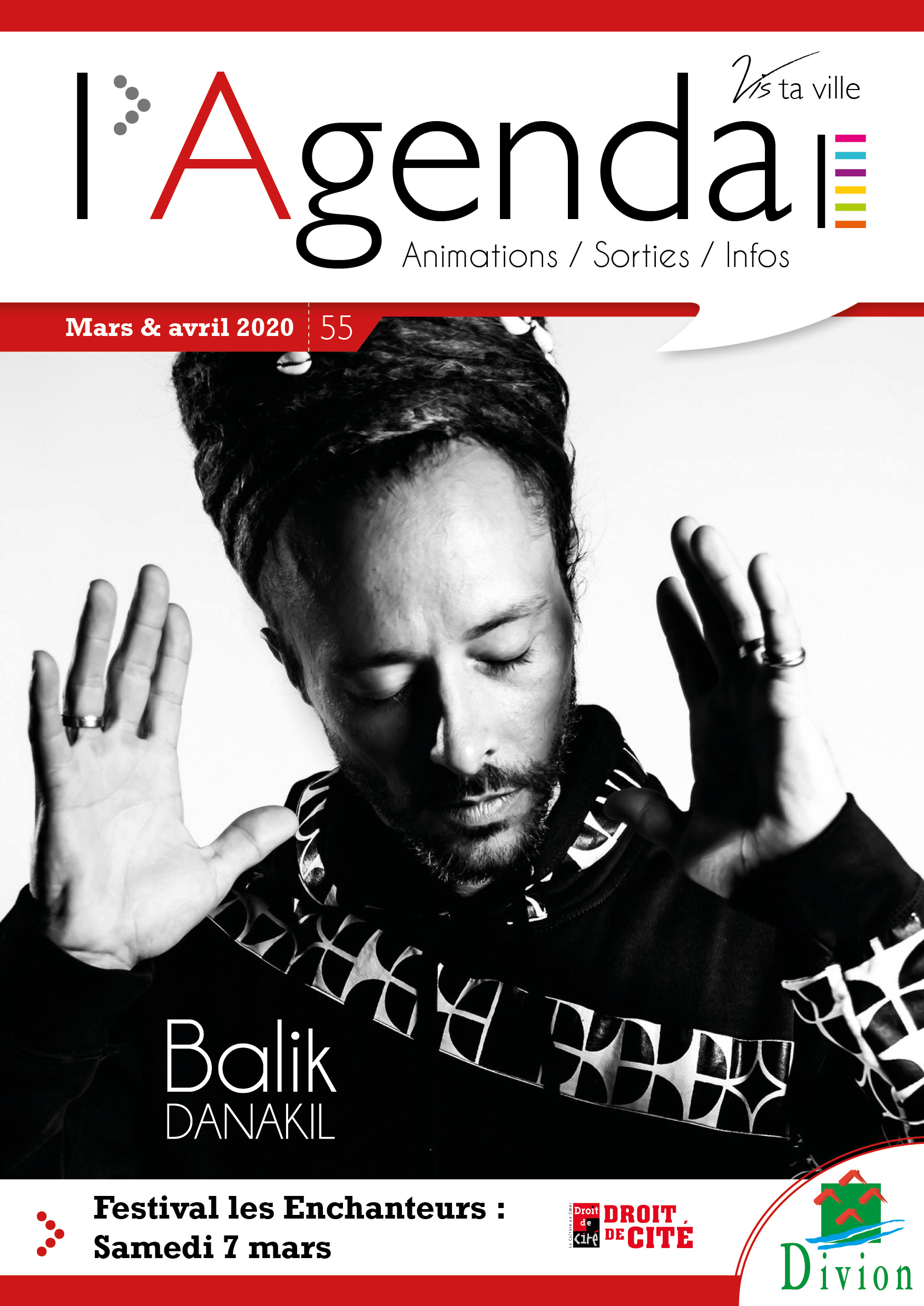 Première de couverture de l'agenda n°55