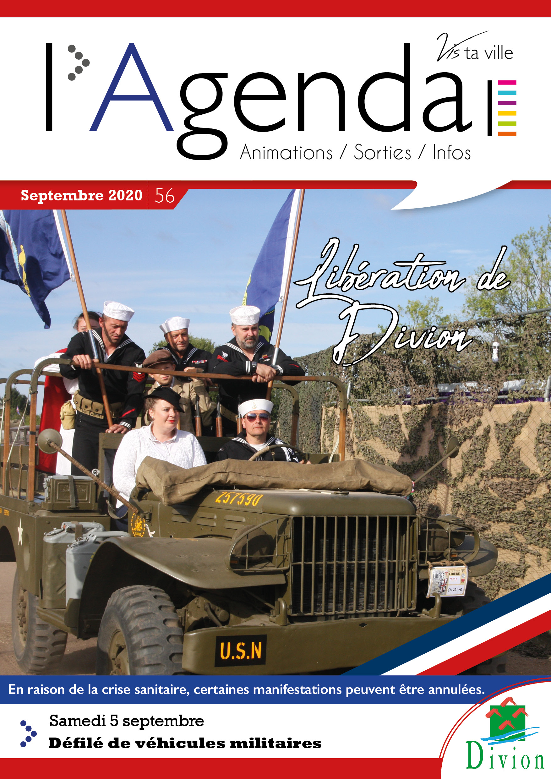 Première de couverture de l'agenda n°56