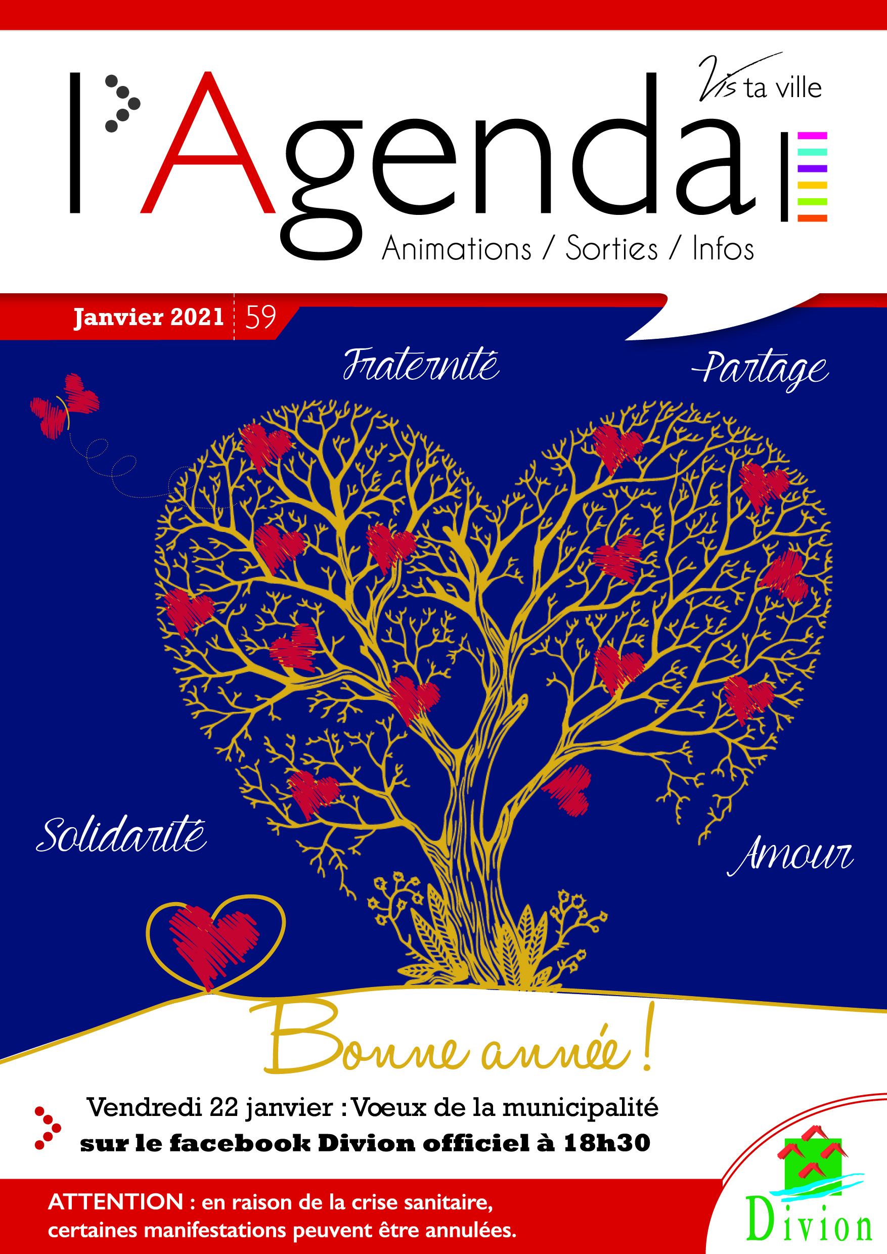 Première de couverture de l'agenda n°59