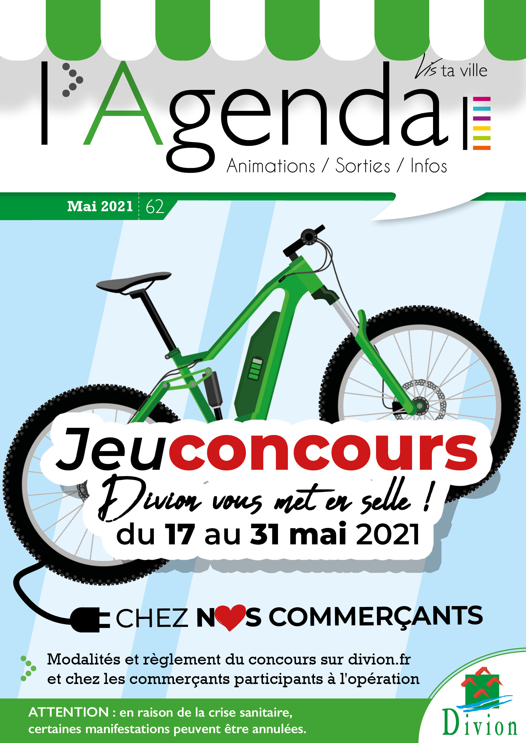 Première de couverture de l'agenda n°62