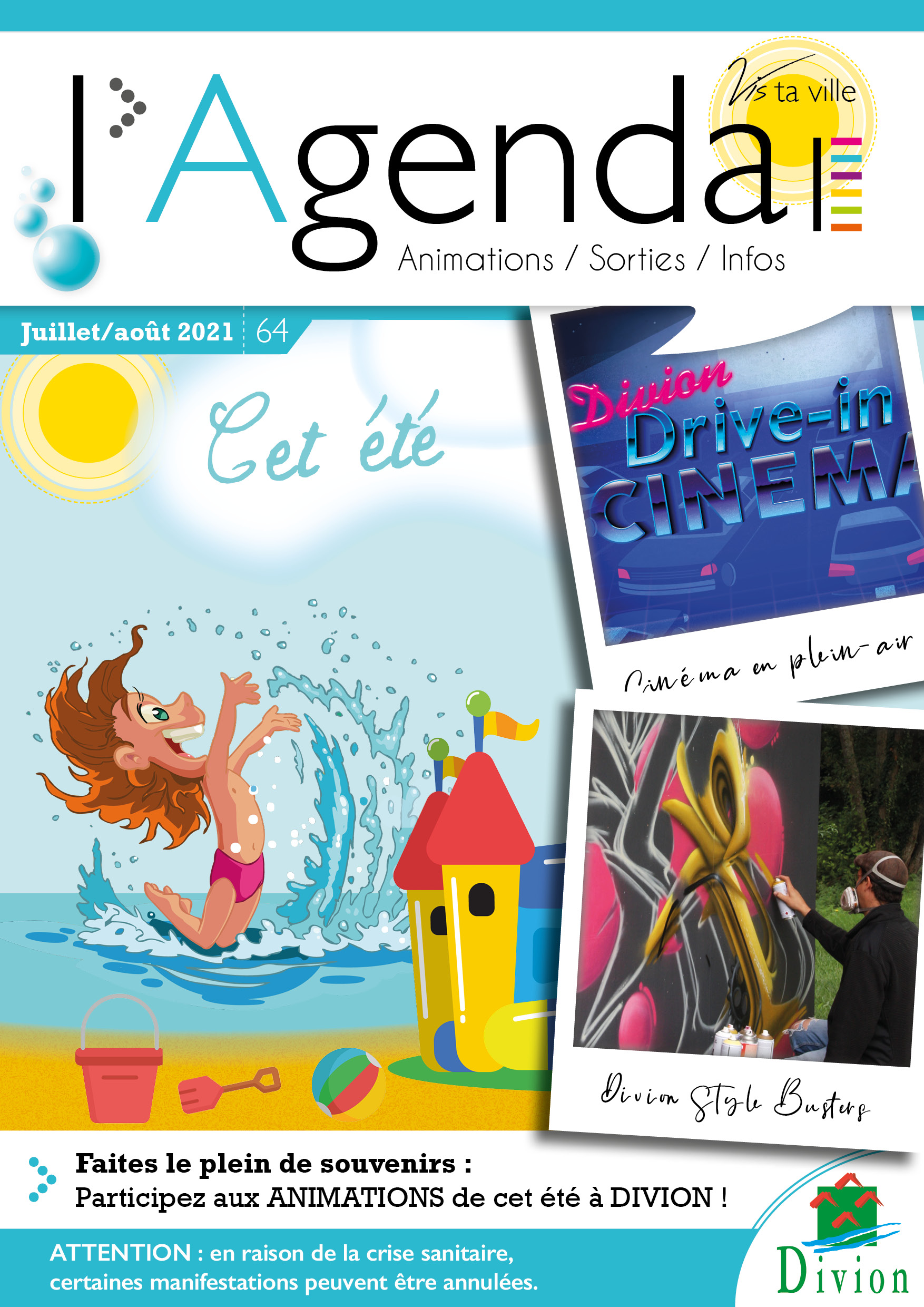 Première de couverture de l'agenda n°64