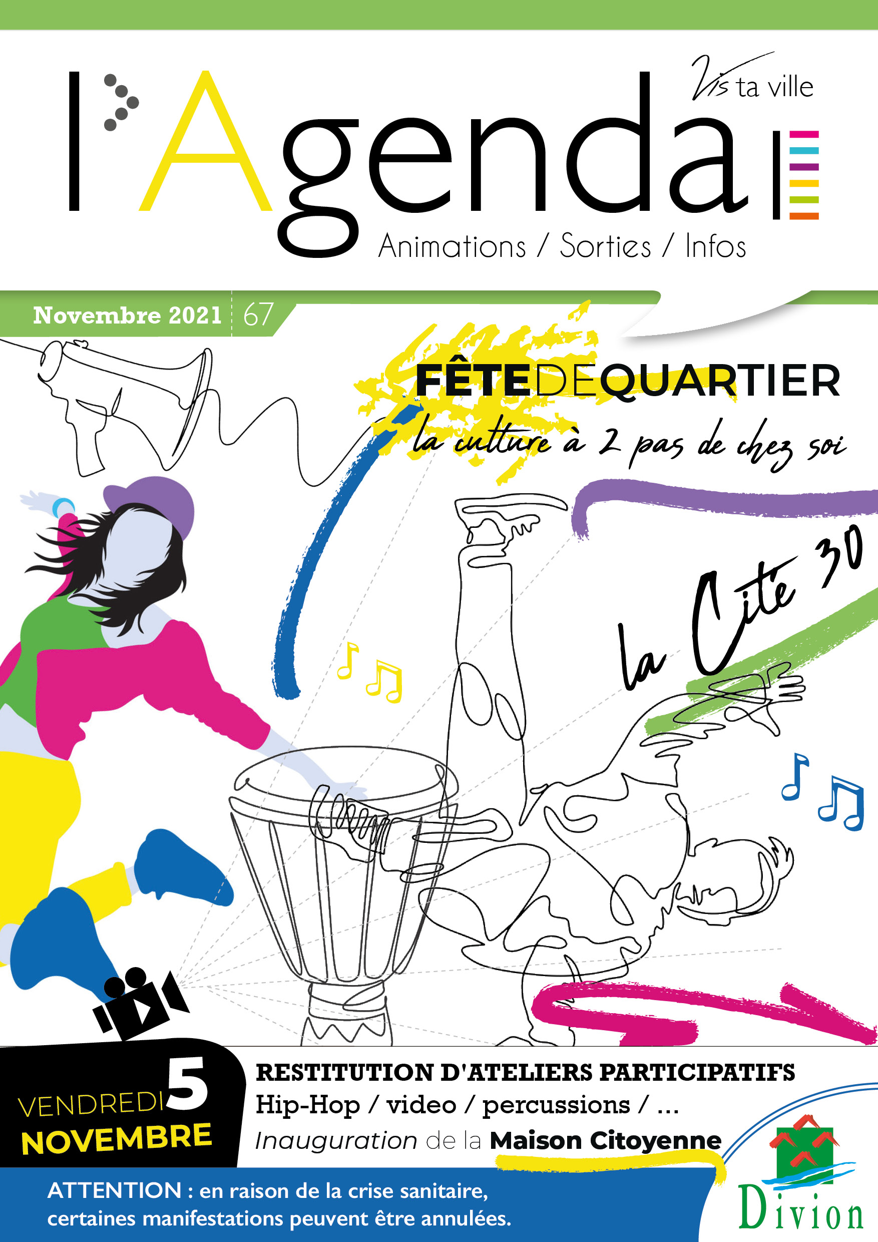 Première de couverture de l'agenda n°67