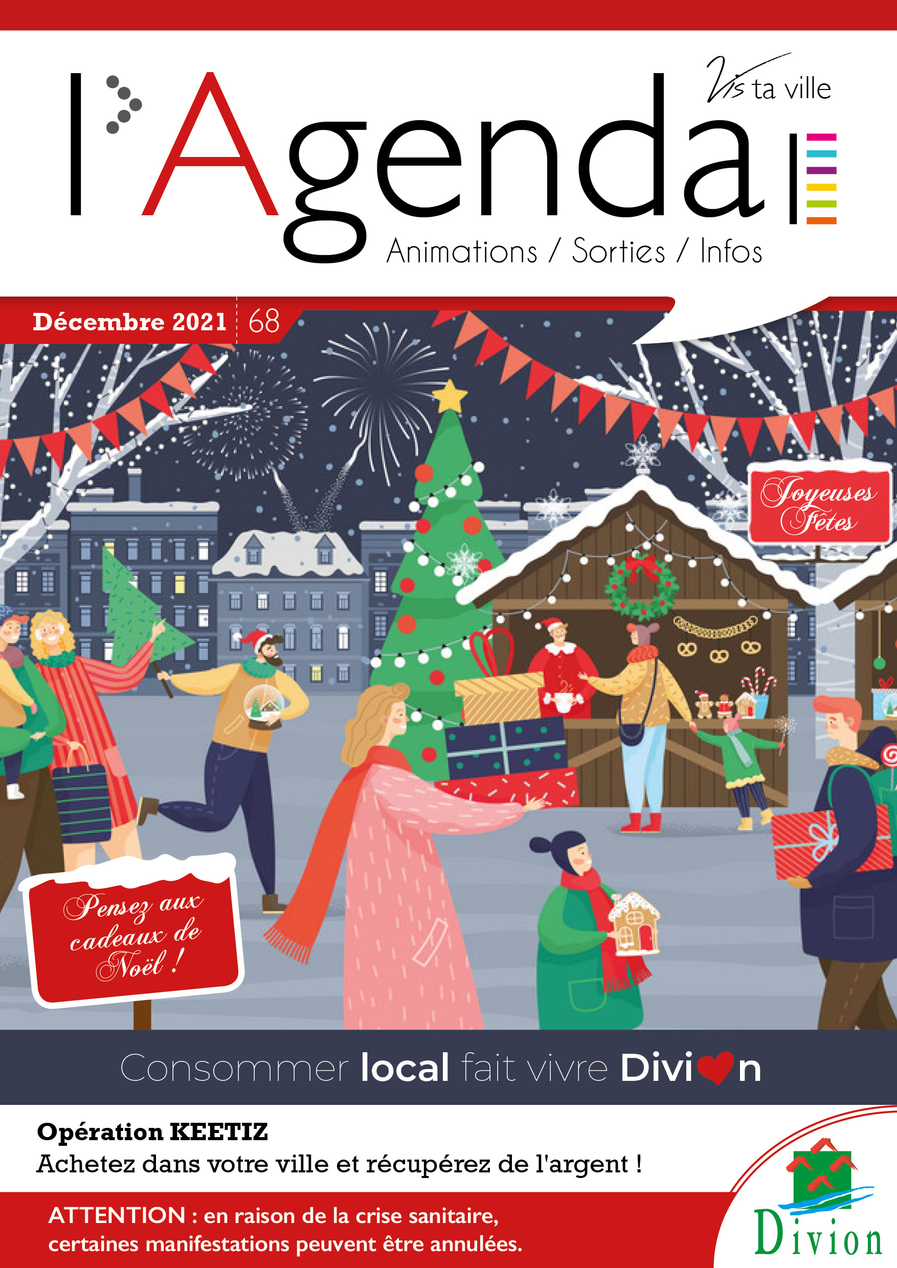Première de couverture de l'agenda n°68