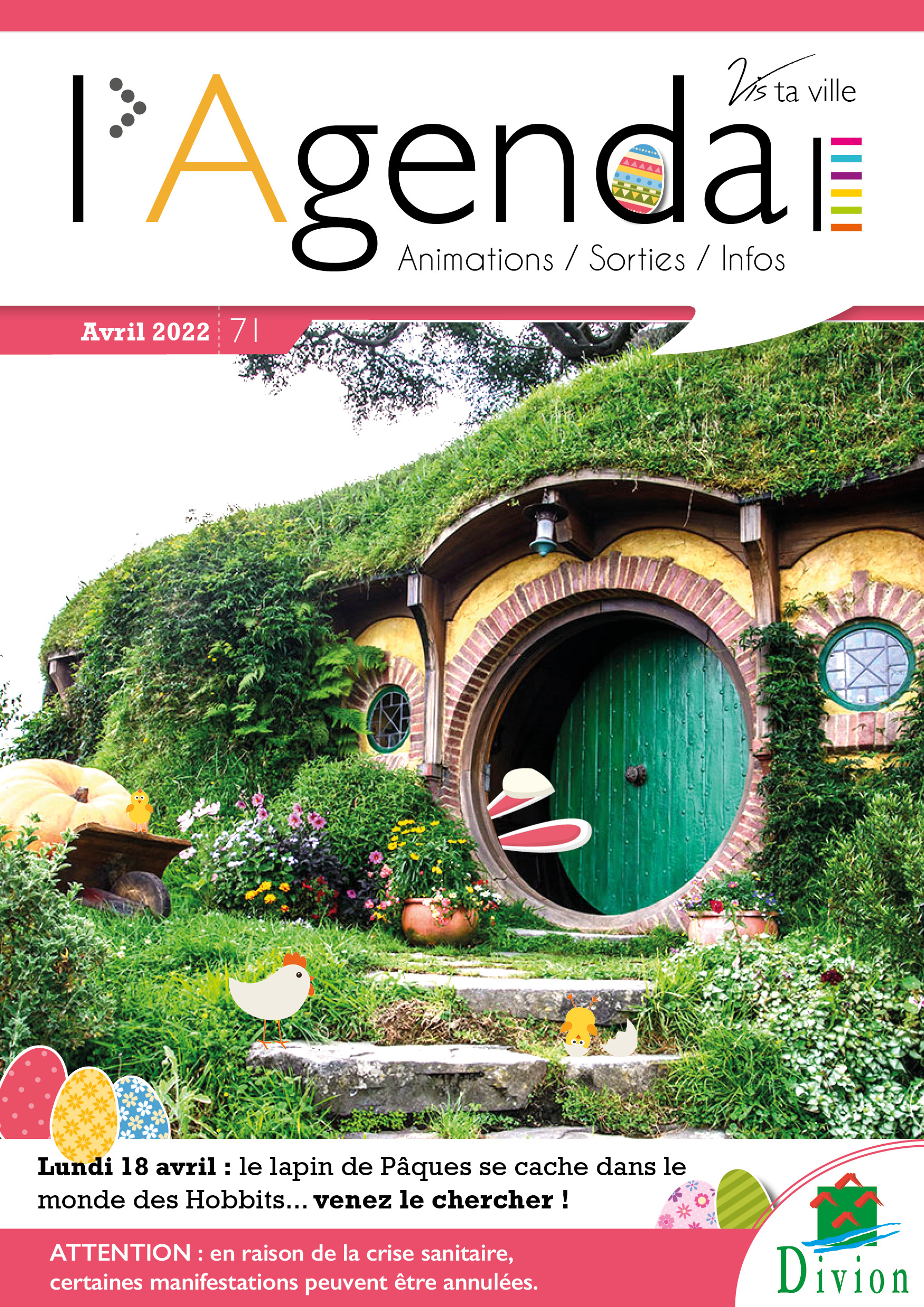 Première de couverture de l'agenda n°71