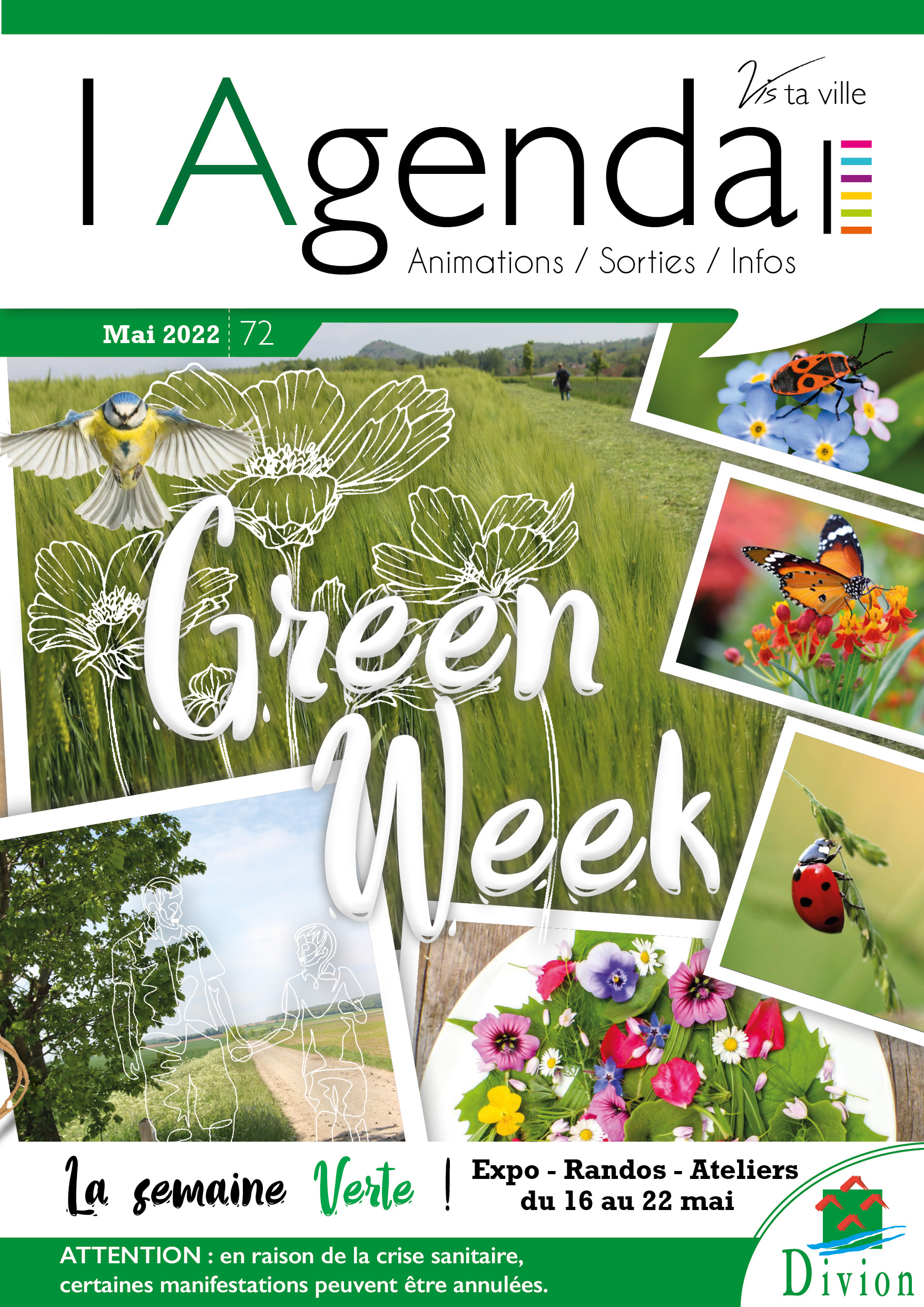 Première de couverture de l'agenda n°72
