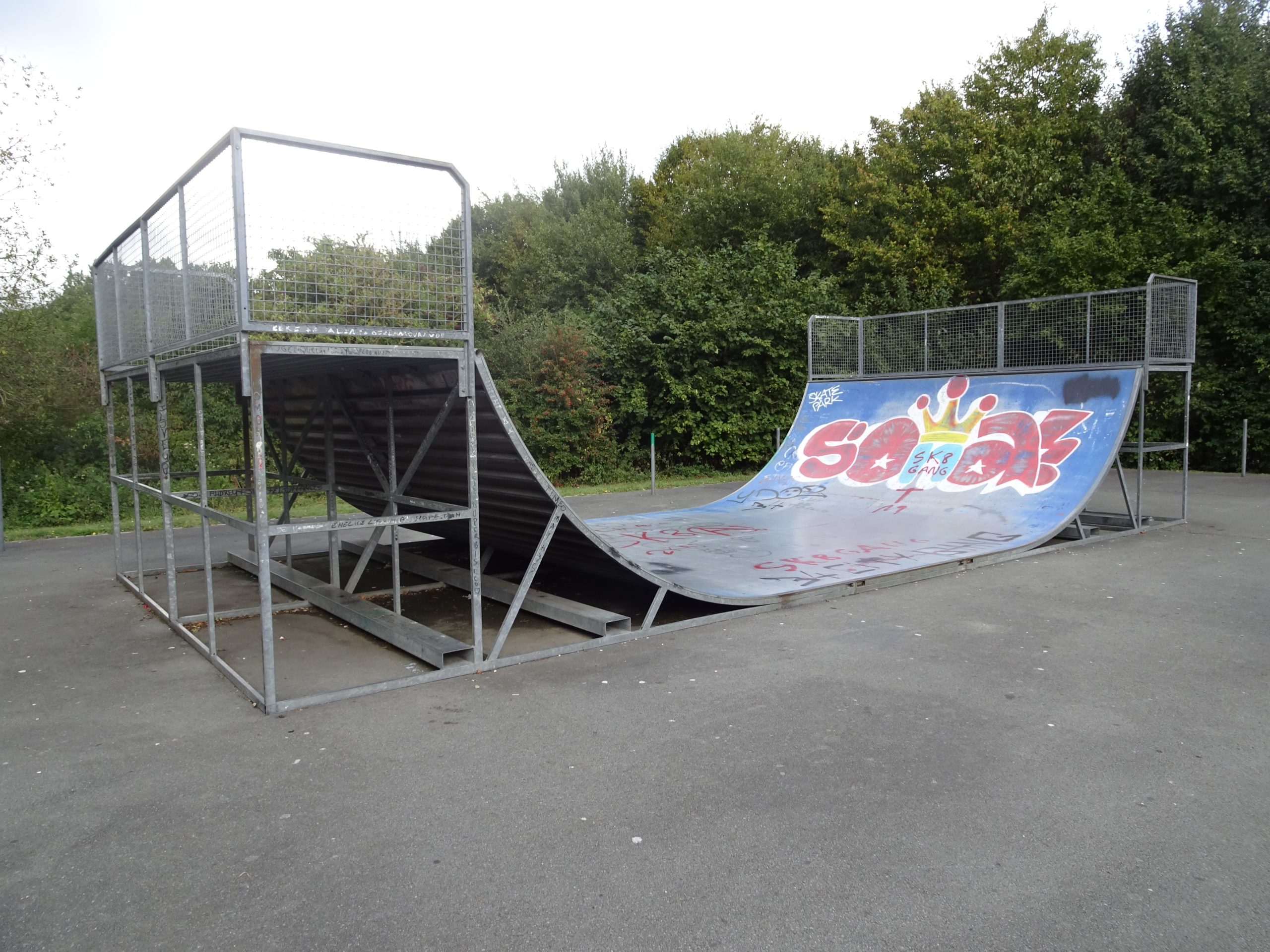 Photo d'un module du Skatepark